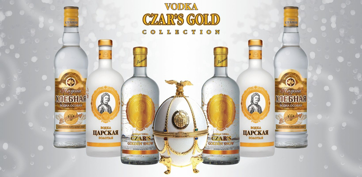 Vodka Tsarskaya Gold Collection impérial www.luxfood-shop.fr (1)